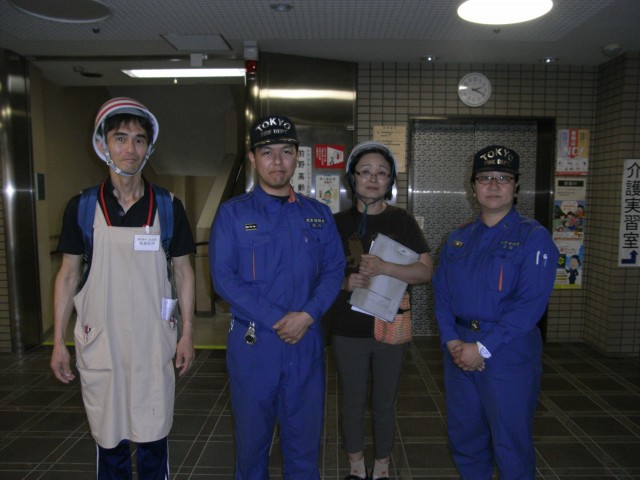志村消防署の職員さん！ お忙しい中ありがとうございました！